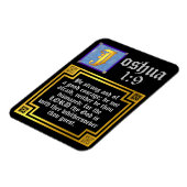 ヨシュア1:9照光旧約聖書引用文 マグネット (左側)