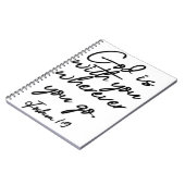 ヨシュア1-9神はどこへ行くにも一緒にいる ノートブック (左側)