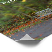 ヨシュア1:9聖書の聖句キリスト教聖なる書物、 経典 ポスター (角)