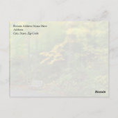 ヨシュア1:9聖書の聖句キリスト教聖なる書物、 経典 ポストカード (裏面)