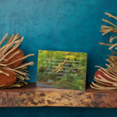 ヨシュア1:9聖書箇所 キリスト教聖書 フォトプラーク (側面)