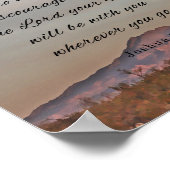 ヨシュア1:9 ポスター (角)