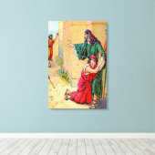 ヨシュア20都市の避難用キャンバス キャンバスプリント (インサイチュ (ウッドフロア))