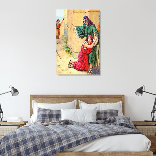 ヨシュア20都市の避難用キャンバス キャンバスプリント (インサイチュ (寝室))