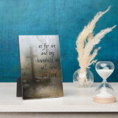 ヨシュア24:15わたしとわが家とは フォトプラーク (側面)