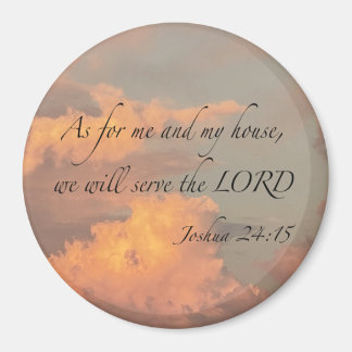 ヨシュア24:15わたしはといえば…磁石 マグネット