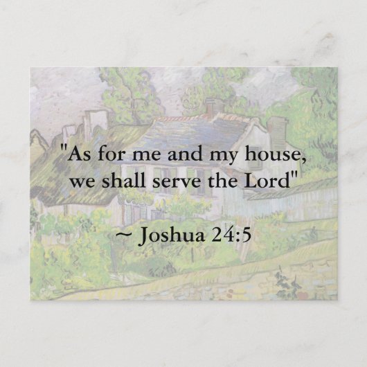 ヨシュア24:15ヴァンゴッホハウス ポストカード (正面)