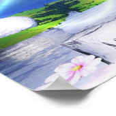 ヨシュア24:15聖書の聖句クリスチャンのポスター ポスター (角)