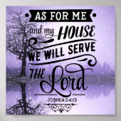 ヨシュア24:15 ポスター (正面)