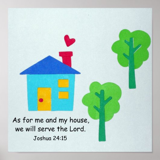 ヨシュア24:15 ポスター (正面)