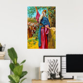 ヨシュア24:16-28イスラエルは神に仕えることを約束する ポスター (ホームオフィス)