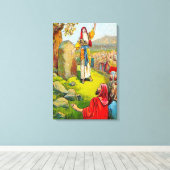 ヨシュア24:1-15ヨシュアの別れのキャンバス キャンバスプリント (インサイチュ (ウッドフロア))