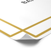 ヨシュア 1:9 洗礼の贈り物 ポスター (角)