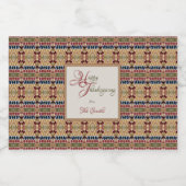 ヨスコロサンクスギビング リキュールボトルラベル (シングルラベル)