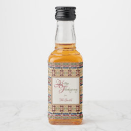 ヨスコロサンクスギビング リキュールボトルラベル