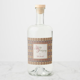 ヨスコロサンクスギビング リキュールボトルラベル