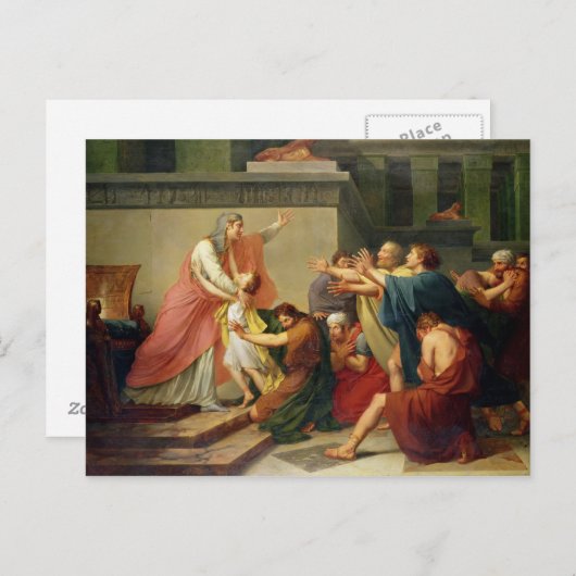 ヨセフが兄弟たちに認められた ポストカード (正面/裏面)