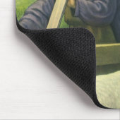 ヨセフの作業場とマリアと幼児イエス マウスパッド (コーナー)