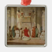 ヨセフの説明のファラオの夢 メタルオーナメント (正面)