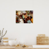 ヨセフはエジプトの支配者に任命された(元祖41:38-49) ポスター (キッチン)