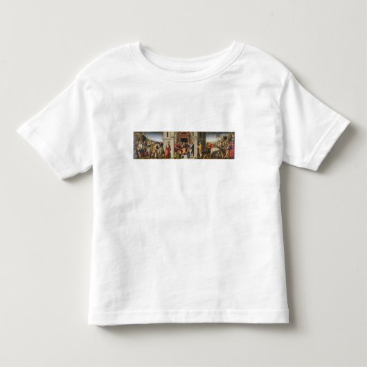 ヨセフは兄弟たちを受け入れる。1515 トドラーTシャツ (正面)