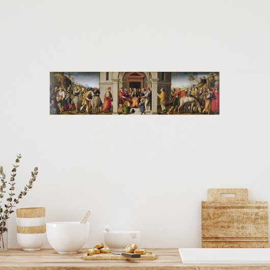 ヨセフは兄弟たちを受け入れる。1515 ポスター (キッチン)