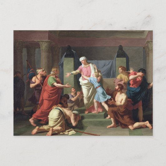 ヨセフは兄弟に認められ, 1789 ポストカード (正面)