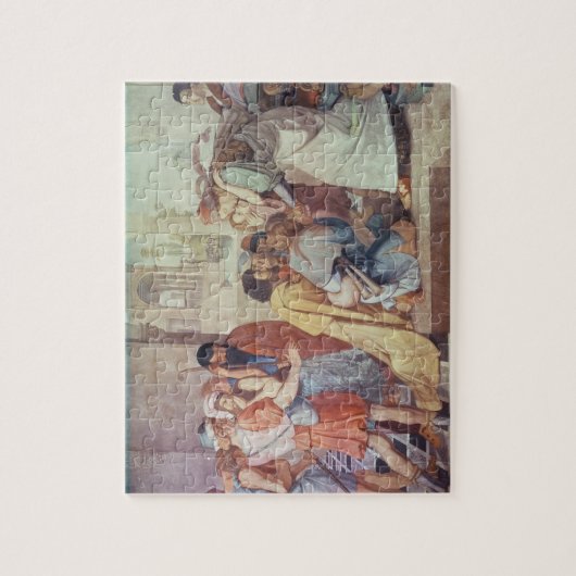 ヨセフは彼の兄弟によって確認しました ジグソーパズル (縦)