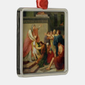 ヨセフは彼の兄弟によって確認しました メタルオーナメント (右)