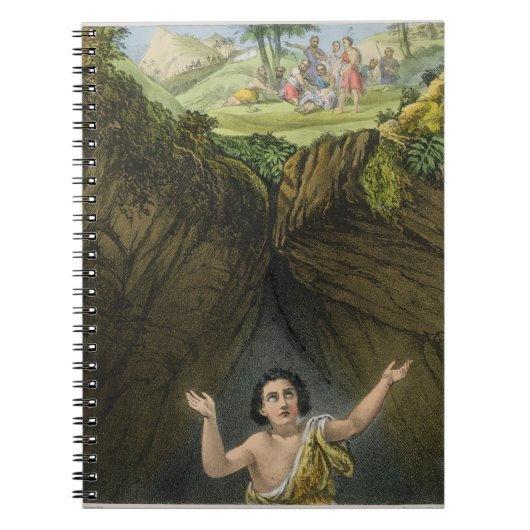 ヨセフはbからの彼の同業者によってピットに、投げました ノートブック (正面)