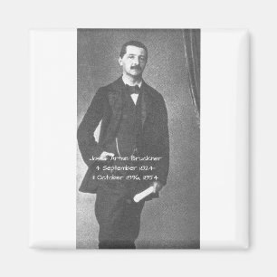 ヨセフアントン・ブルックナー1854年 マグネット