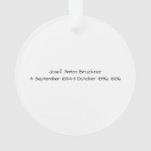 ヨセフアントン・ブルックナー1886年 オーナメント (裏面)