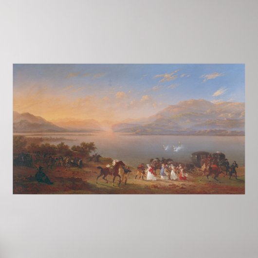 ヨセフィン皇后がナポレオンを訪問する ポスター (正面)