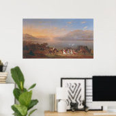 ヨセフィン皇后がナポレオンを訪問する ポスター (ホームオフィス)