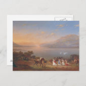 ヨセフィン皇后がナポレオンを訪問する ポストカード (正面/裏面)