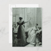 ヨセフィーヌ皇后は予言を明らかにする ポストカード (正面/裏面)