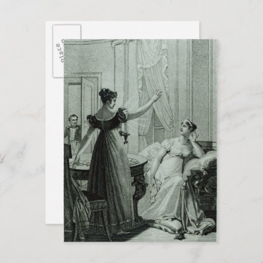 ヨセフィーヌ皇后は予言を明らかにする ポストカード (正面/裏面)