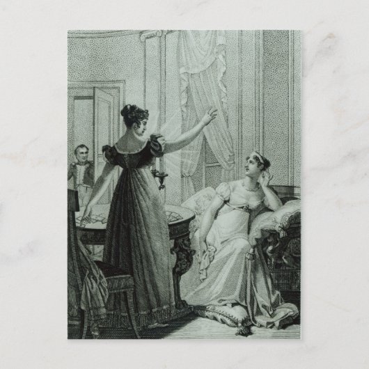 ヨセフィーヌ皇后は予言を明らかにする ポストカード (正面)