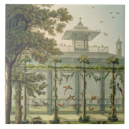 ヨセフコンスタンチーヌStaが刻むPheasantry タイル (正面)