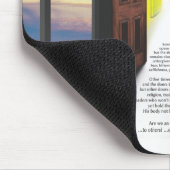 ヨセフジェームス著対外開放(雲の壊れ目) マウスパッド (コーナー)