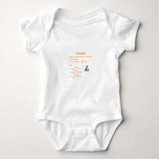 ヨセフフーリエおよびフーリエ級数 Tシャツ (正面)