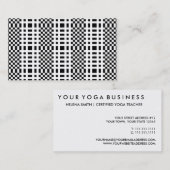 ヨセフホフマンのスタイルのウィーンのエレガントな脱退 名刺 (正面/裏面)