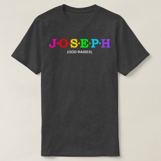 ヨセフ神が上げる Tシャツ (デザイン正面)