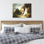 ヨセフ・アルクワリ師のポートレート キャンバスプリント (インサイチュ (寝室))