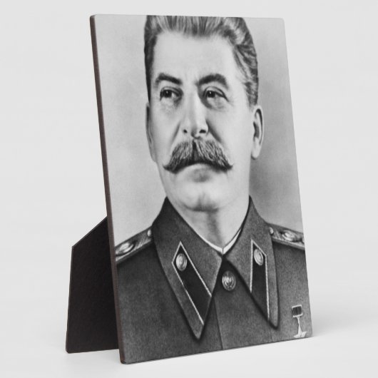 ヨセフ・スターリンの写真 フォトプラーク (側面)