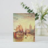 ヨセフ・ターナーによる荷物船の到着 ポストカード (スタンド正面)