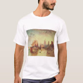 ヨセフ・ターナーによる荷物船の到着 Tシャツ (正面)