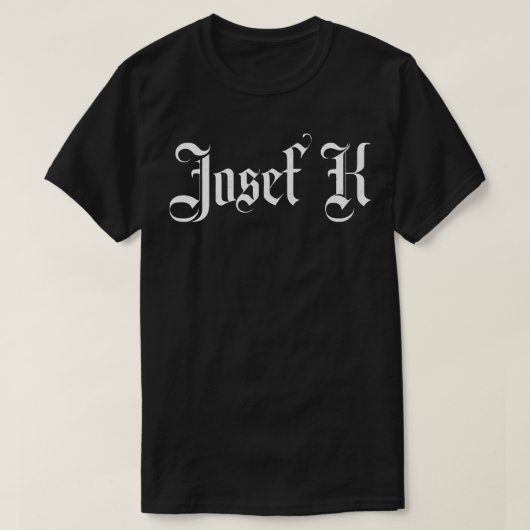 ヨセフK Tシャツ (デザイン正面)