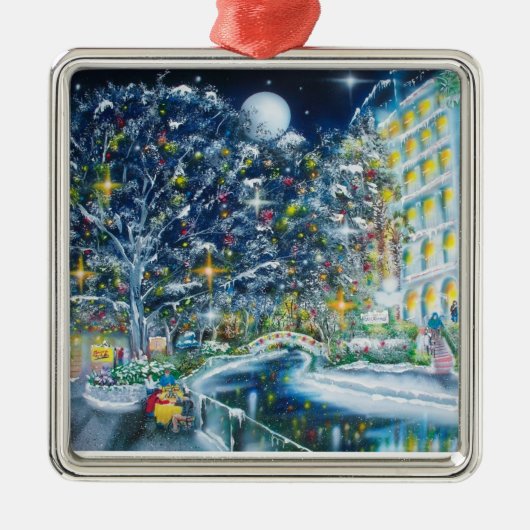 ヨセフLaのMancionのdelリオホテルサンAntonio メタルオーナメント (正面)