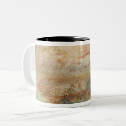 ヨセフMallordウィリアムターナーすべての希望Tに失った| ツートーンマグカップ (正面左)